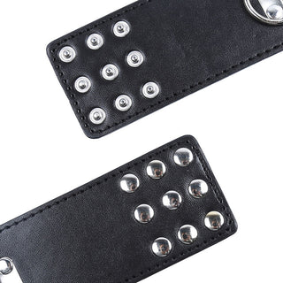 OHMAMA FETISH - WRIST RESTRAINTS SNAP FASTEN METAL
