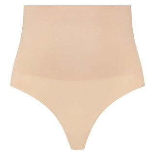 BYE-BRA - THONG STYLE SEAMLESS GIRDLE BEIGE SIZE XXL