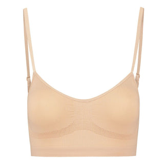 BYE-BRA - MEDIUM CONTROL BRA SEAMLESS BEIGE SIZE XXL