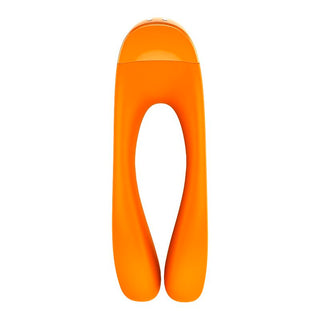 SATISFYER - CANDY CANE FINGER VIBRATOR BLACK
