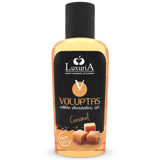 Intimateline Luxuria - Voluptas Edible Massage Gel Warming Effect - Caramel 100ml