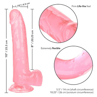 CALEXOTICS - SIZE QUEEN DILDO PINK 20.3 CM