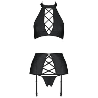PASSION - NANCY SET ECOLOGICAL LEATHER L/XL