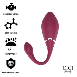 Cici Beauty - Premium Silicone Egg Vibrator Remote Control