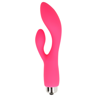 Ohmama - Vibrator With Rabbit 12.5cm Pink