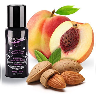 Voulez-Vous - Massage Oil Sensual - Sweet Almonds & Peach 30ml