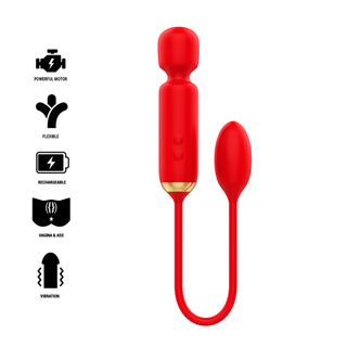 Mia - Toscana Double Pleasure Wand + Vibrating Egg
