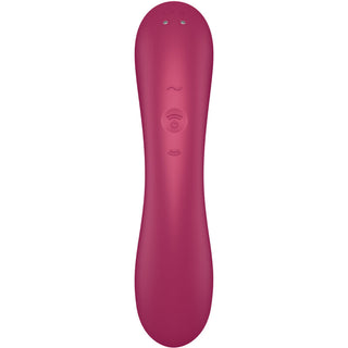 SATISFYER - CURVE TRINITY 1 AIR PULSE VIBRATION RED