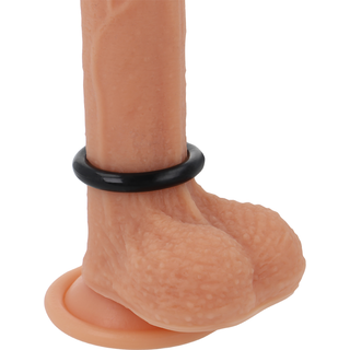 Powering - Super Flexible And Resistant Penis Ring 3.5cm Black