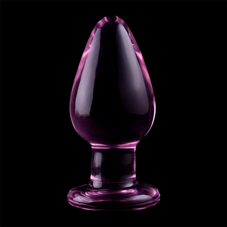Nebula Series By Ibiza - Model 3 Anal Plug Borosilicate Glass Transparent 11 Cm -O- 5 Cm