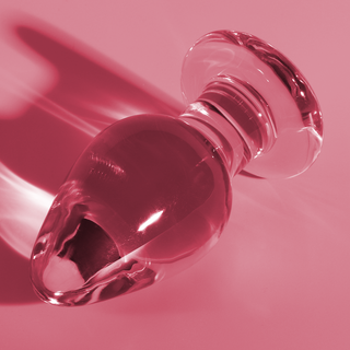 Nebula Series By Ibiza - Model 3 Anal Plug Borosilicate Glass Transparent 11 Cm -O- 5 Cm