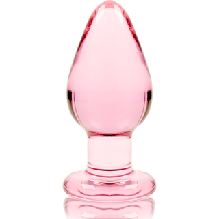 Nebula Series By Ibiza - Model 3 Anal Plug Borosilicate Glass Transparent 11 Cm -O- 5 Cm