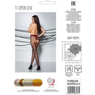 PASSION - TIOPEN 019 BLACK TIGHTS 3/4 20 DEN