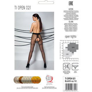 PASSION - TIOPEN 021 BLACK TIGHTS 3/4 20 DEN
