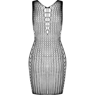 PASSION - BS097 BLACK BODYSTOCKING ONE SIZE