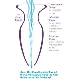 Anal Fantasy Elite Collection - Anal Gaper Dilator For Beginners Crystal Size S