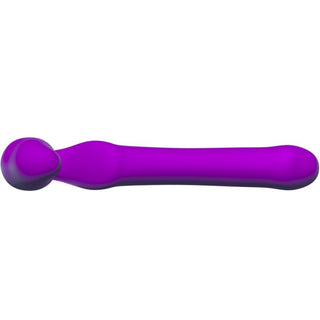 ADRIEN LASTIC - QUEENS STRAP-ON FLEXIBLE VIOLET SIZE M