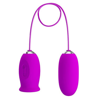 Pretty Love - Daisy Dual Egg Rechargeable Vibrator Purple