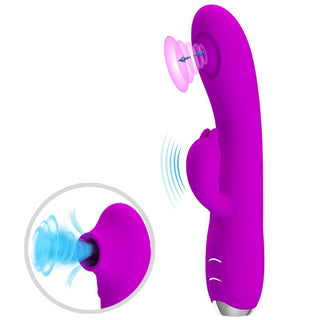 PRETTY LOVE - REGINA VIBRATOR - RECHARGEABLE STIMULATING WAVES PURPLE