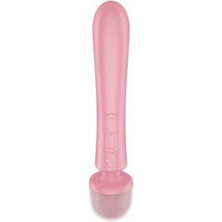 SATISFYER - TRIPLE LOVER RABBIT VIBRATOR MASSAGER PINK