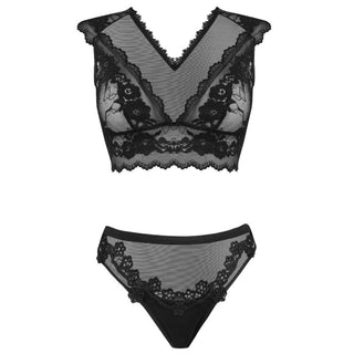 LIVCO CORSETTI FASHION - TIMOSAN LC 90631 BRA + PANTY BLACK L/XL