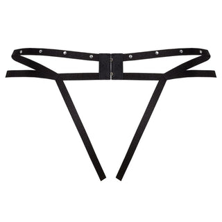 LIVCO CORSETTI FASHION - NOMADE THONG CROTCHLESS BLACK