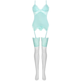 LIVCO CORSETTI FASHION - PERSINNE MIT EMPORIO SET CORSET + PANTY + STOCKINGS