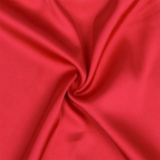 SUBBLIME - SATIN BABYDOLL WITH LACE RED L/XL