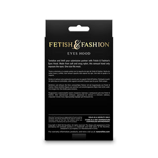 NS NOVELTIES - FETISH & FASHION EYES HOOD NYLON WHITE