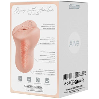 ALIVE - AMELIA MALE MASTURBADOR VAGINAL SUPER REALISTIC FLESH