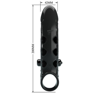 ROMANCE - VIBRATING PENIS SLEEVE BLACK