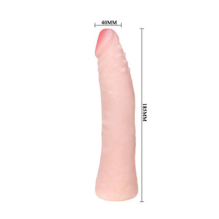 BAILE - REALISTIC SKIN TOUCH SILICONE DILDO 19 CM RANDOM BOX COLOR
