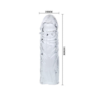 Baile - Lilac Cover For The Penis In Adaptable Silicone 13cm
