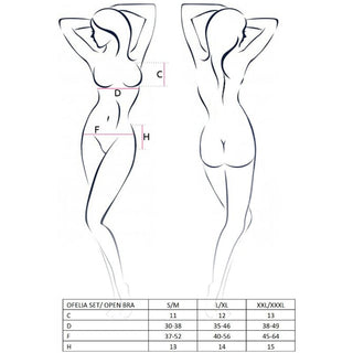 PASSION - WOMAN OFELIA SET SIZE L/XL