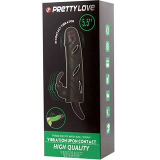 Pretty Love - Silicone Cover With Vibration 14cm 2.0