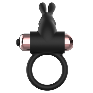 Coquette Chic Desire - Cock Ring With Vibrator Black/ Gold