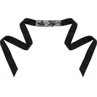 COQUETTE CHIC DESIRE - LACE MASK BLACK