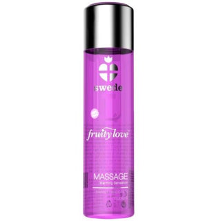 Swede - Fruity Love Warming Effect Massage Oil Pink Raspberry And Rhubarb 60ml