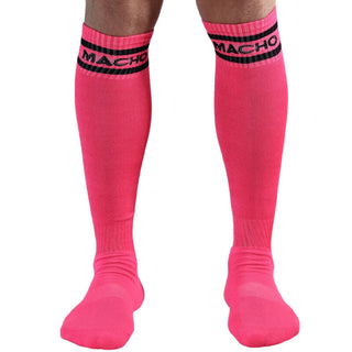MACHO - LONG SOCKS ONE SIZE BLUE