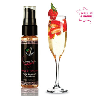 Voulez-Vous - Warming Body Oil- Cava With Strawberries 35ml